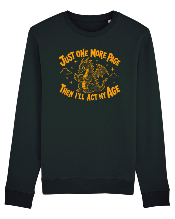 Just One More Page – Then I’ll Act My Age Bluză mânecă lungă Unisex Rise