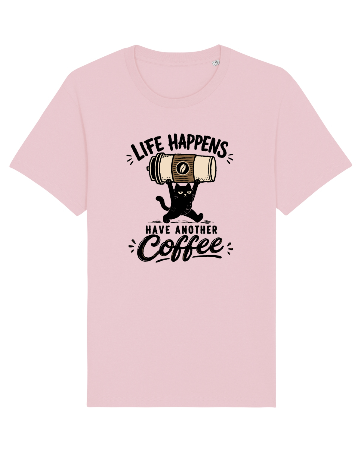 Tricou mânecă scurtă Unisex Rocker Cotton Pink