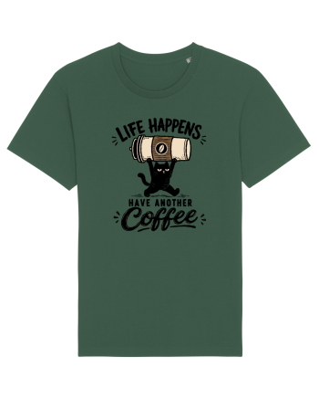 Life Happens – Have Another Coffee Bottle Green