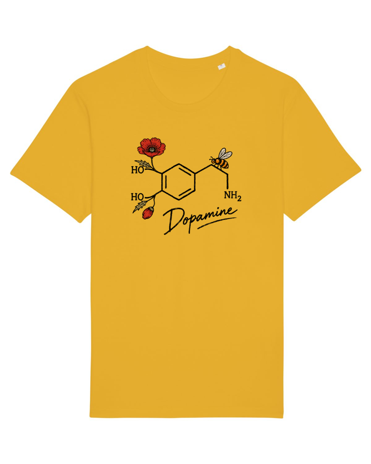 Tricou mânecă scurtă Unisex Rocker Spectra Yellow