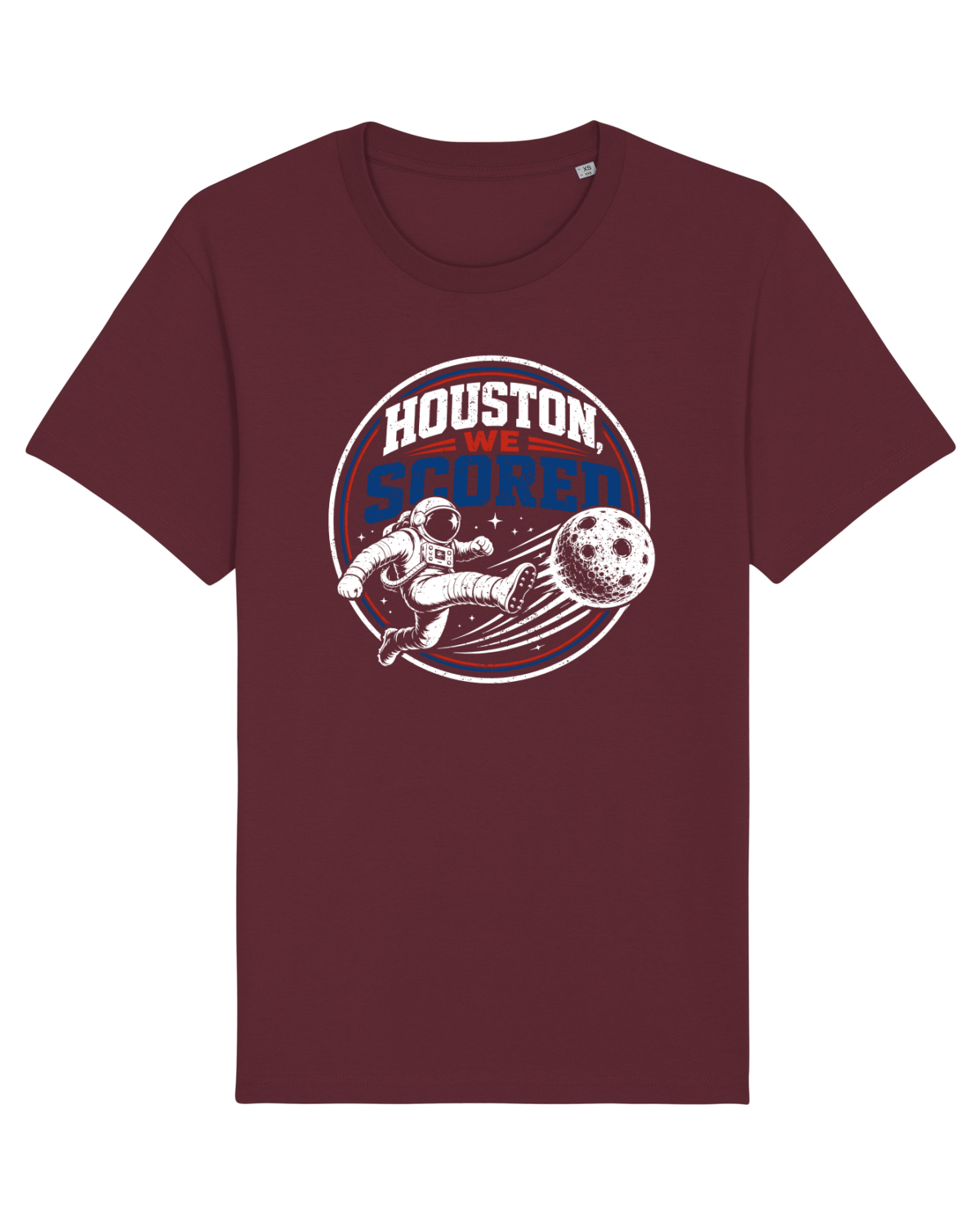Tricou mânecă scurtă Unisex Rocker Burgundy