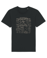 The Science of Cats & Coffee Tricou mânecă scurtă Unisex Rocker