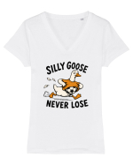 Silly Goose – Never Lose Tricou mânecă scurtă guler V Damă Evoker