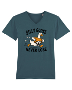 Silly Goose – Never Lose Tricou mânecă scurtă guler V Bărbat Presenter
