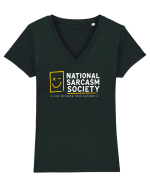 National Sarcasm Society – Like We Need Your Support Tricou mânecă scurtă guler V Damă Evoker
