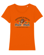 Meh & Meh – May Contain Traces of Apathy Tricou mânecă scurtă guler larg fitted Damă Expresser