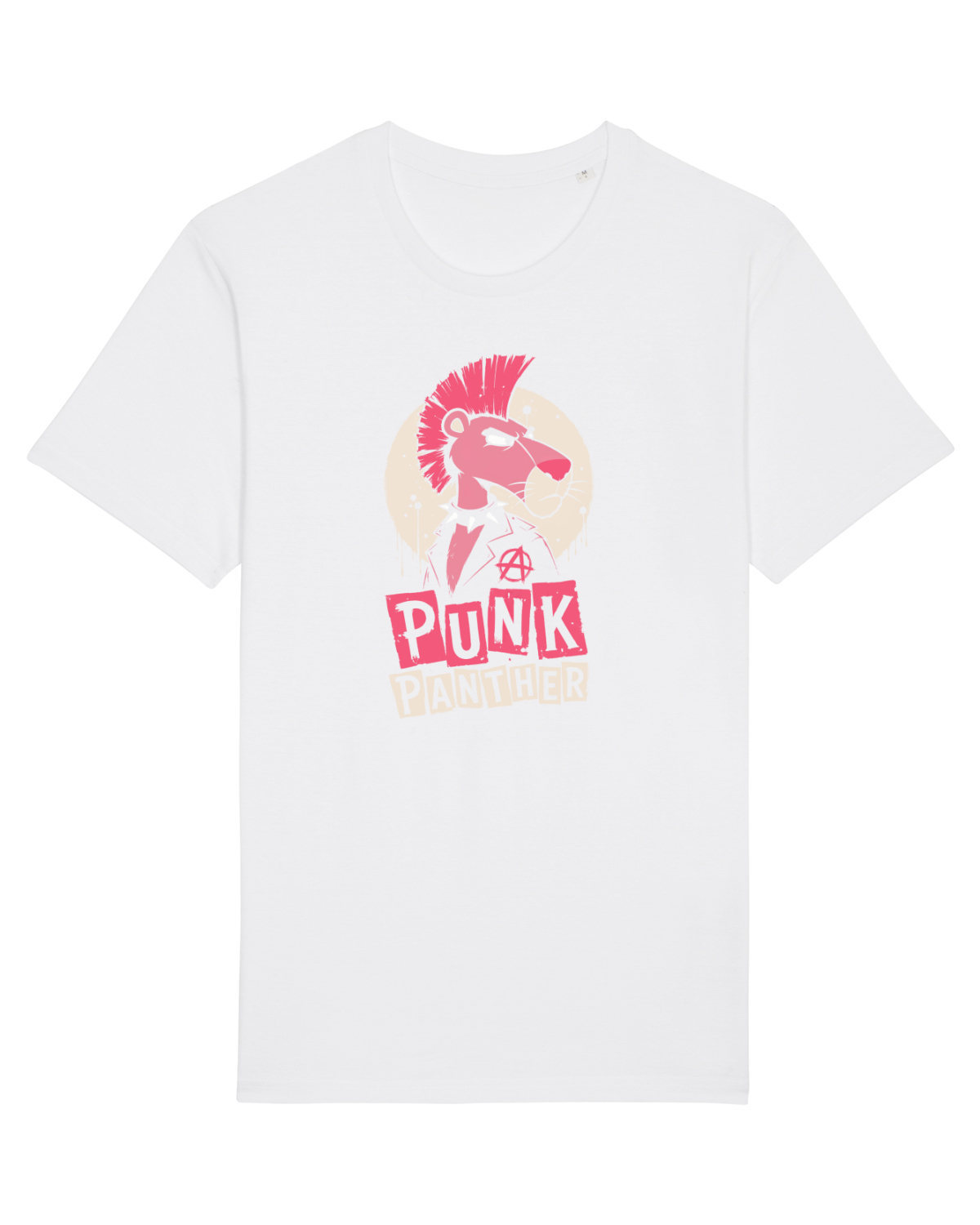 Tricou mânecă scurtă Unisex Rocker White