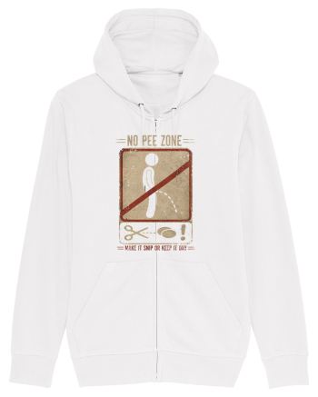 No Pee Zone | Make It Snip or Keep It Dry White