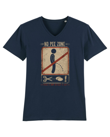 No Pee Zone | Make It Snip or Keep It Dry French Navy