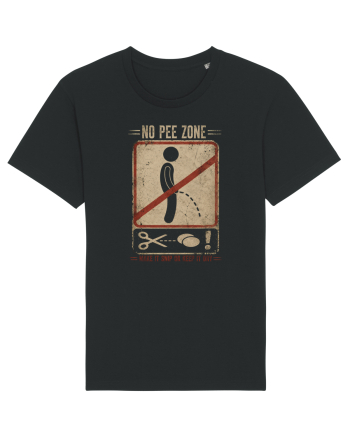No Pee Zone | Make It Snip or Keep It Dry Tricou mânecă scurtă Unisex Rocker