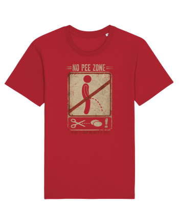 No Pee Zone | Make It Snip or Keep It Dry Red