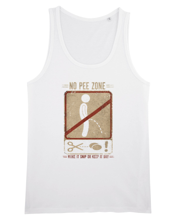No Pee Zone | Make It Snip or Keep It Dry White