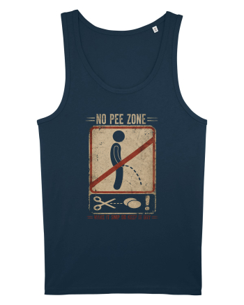 No Pee Zone | Make It Snip or Keep It Dry Navy