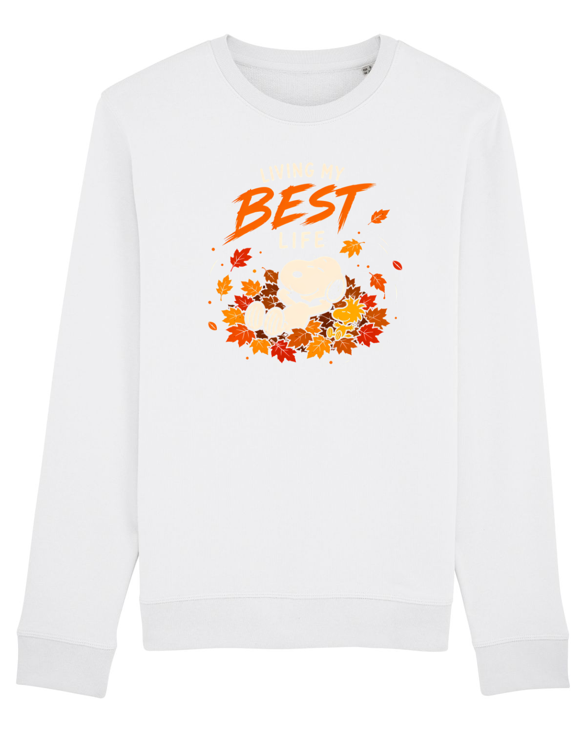 Bluză mânecă lungă Unisex Rise White