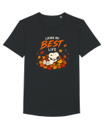 Living My Best Life – Fall Leaves Tricou mânecă scurtă guler larg Bărbat Skater