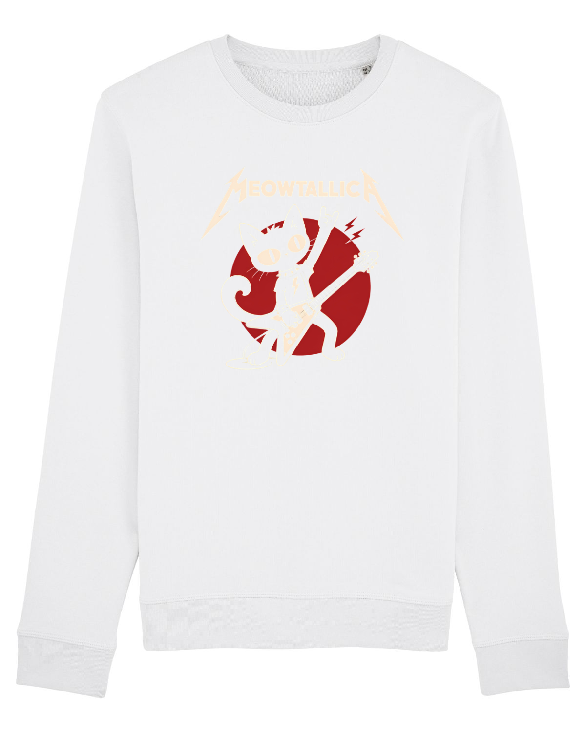 Bluză mânecă lungă Unisex Rise White