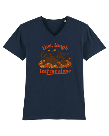 Live Laugh Leaf Me Alone French Navy