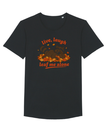 Live Laugh Leaf Me Alone Black