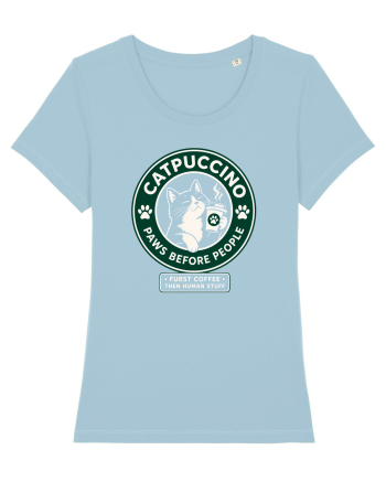 Catpuccino – Paws Before People Sky Blue