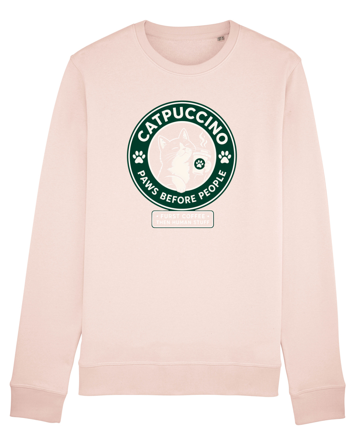 Bluză mânecă lungă Unisex Rise Candy Pink