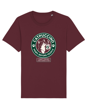 Catpuccino – Paws Before People Burgundy