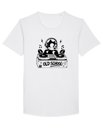 Old School Cat DJ – Play It Loud White
