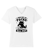 I Ran Out of Fucks – Sorry Today’s All Out Tricou mânecă scurtă guler V Bărbat Presenter