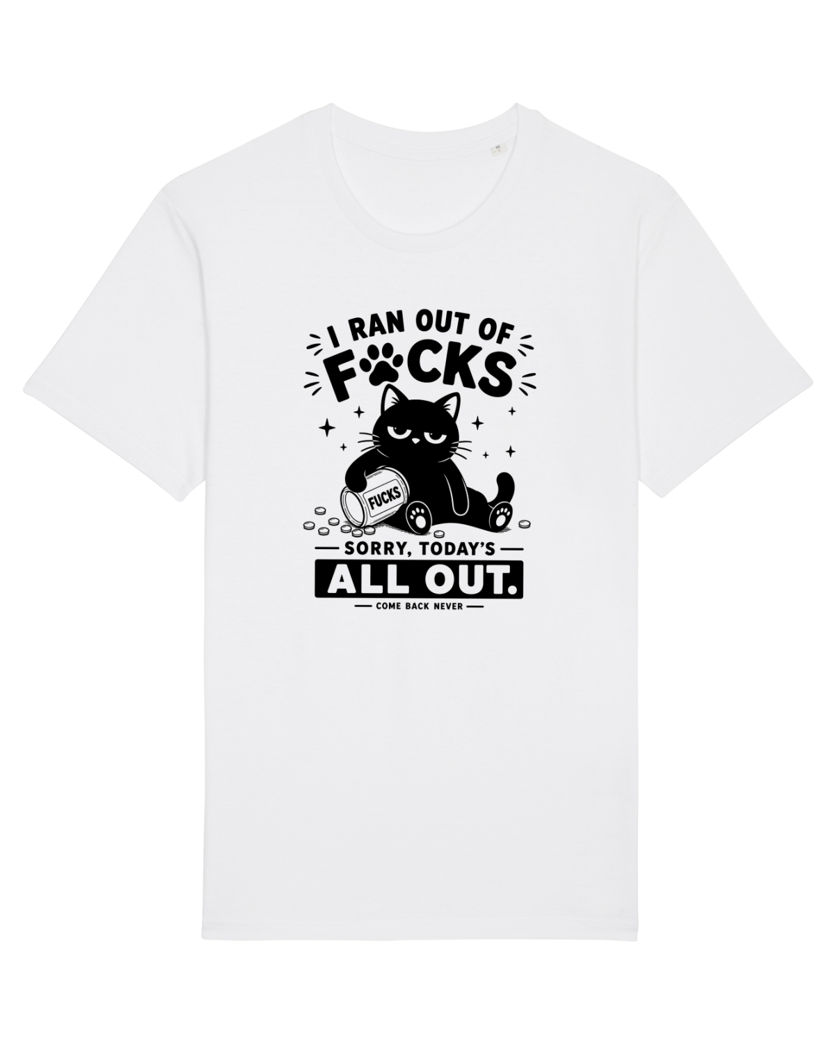 Tricou mânecă scurtă Unisex Rocker White
