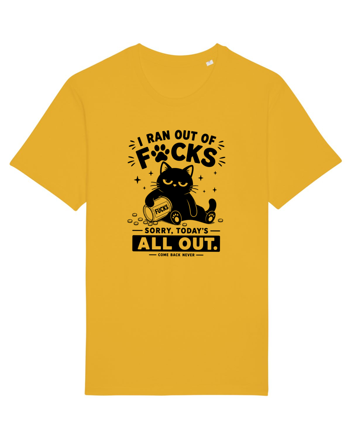Tricou mânecă scurtă Unisex Rocker Spectra Yellow