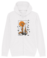 Fox in the Falling Leaves Hanorac cu fermoar Unisex Connector