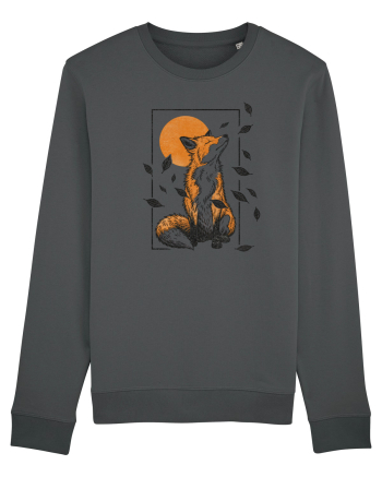 Fox in the Falling Leaves Anthracite