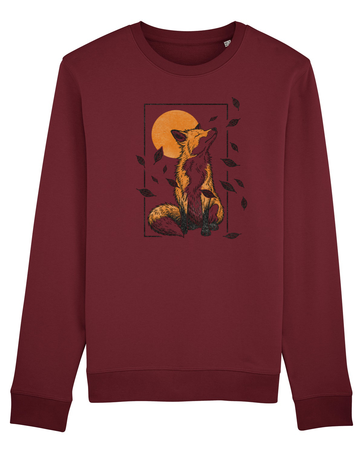 Bluză mânecă lungă Unisex Rise Burgundy