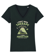 I Don’t Need Therapy – I Need Abduction Tricou mânecă scurtă guler V Damă Evoker