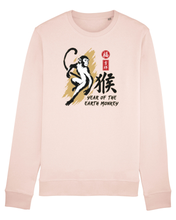 Year of the Monkey Chinese Zodiac Earth Monkey Lunar New Candy Pink
