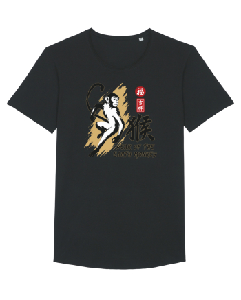 Year of the Monkey Chinese Zodiac Earth Monkey Lunar New Black