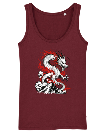 Dragon Chinese Zodiac Dragon Lunar New Year Traditional Burgundy