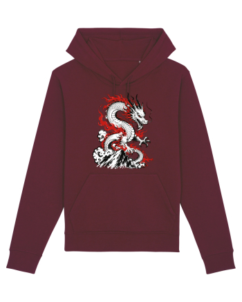 Dragon Chinese Zodiac Dragon Lunar New Year Traditional Burgundy