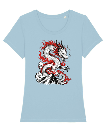 Dragon Chinese Zodiac Dragon Lunar New Year Traditional Sky Blue