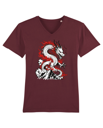 Dragon Chinese Zodiac Dragon Lunar New Year Traditional Burgundy