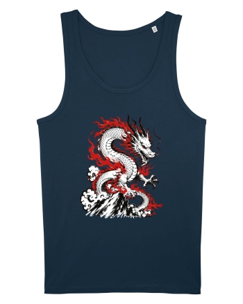 Dragon Chinese Zodiac Dragon Lunar New Year Traditional Navy