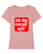Nu Sefu Tricou mânecă scurtă guler larg fitted Damă Expresser