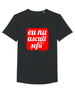 Nu Sefu Tricou mânecă scurtă guler larg Bărbat Skater