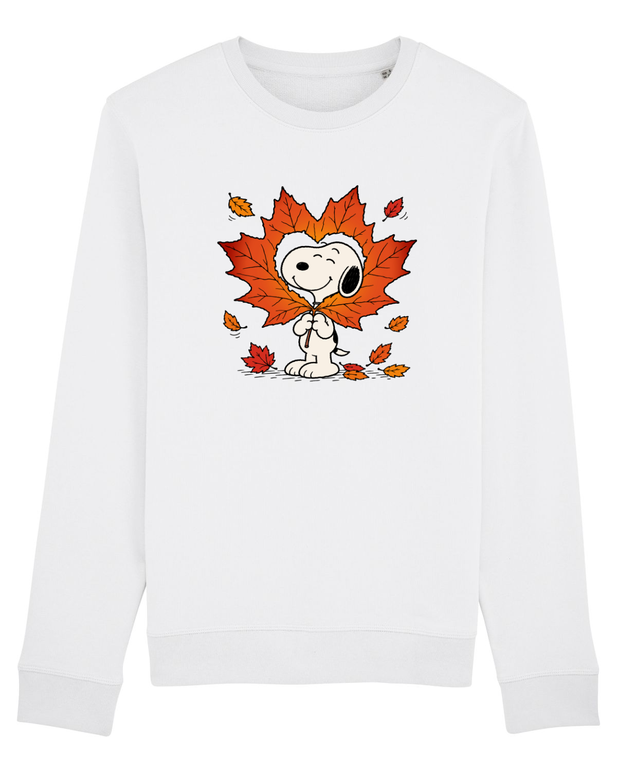 Bluză mânecă lungă Unisex Rise White