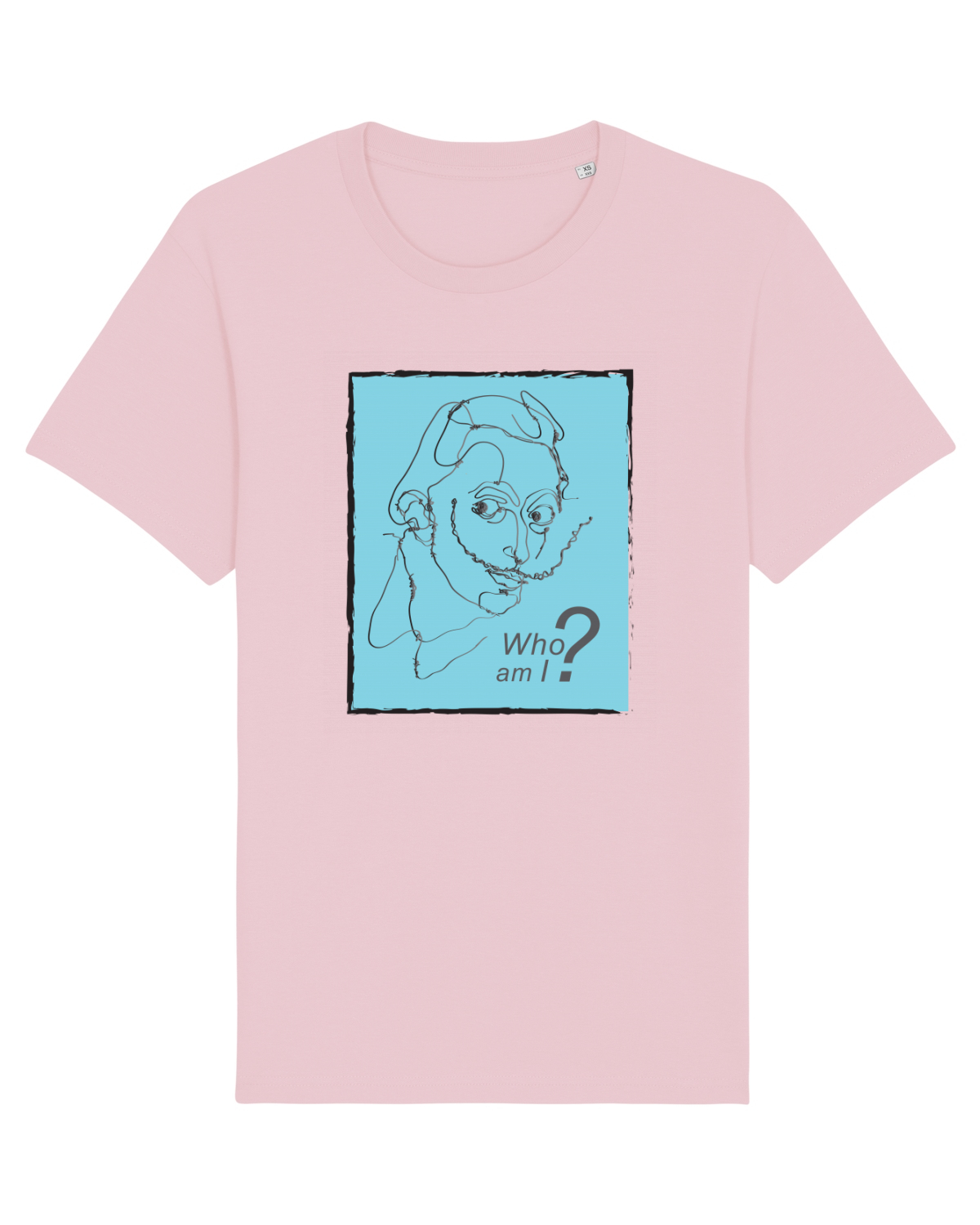 Tricou mânecă scurtă Unisex Rocker Cotton Pink