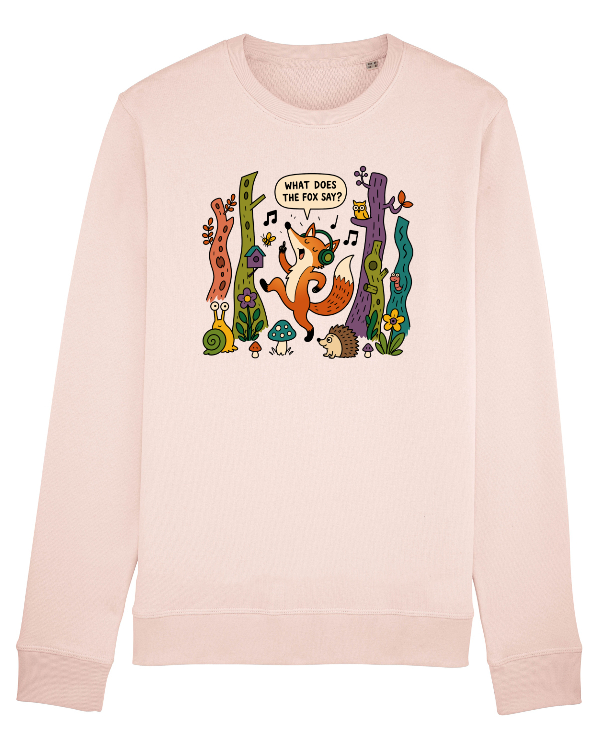 Bluză mânecă lungă Unisex Rise Candy Pink