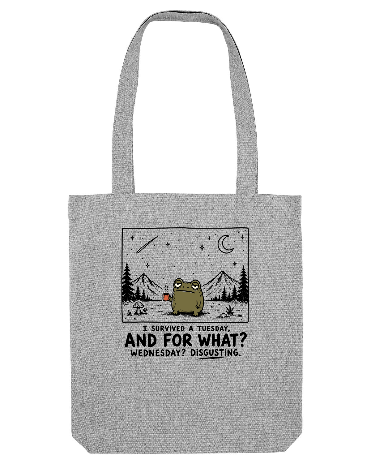 Sacoșă textilă Heather Grey