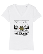I Survived a Tuesday Tricou mânecă scurtă guler V Damă Evoker