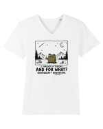 I Survived a Tuesday Tricou mânecă scurtă guler V Bărbat Presenter