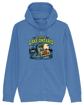 I Ate Lake Ontario Halloween Lake Monsters Funny Bright Blue