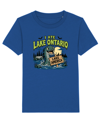 I Ate Lake Ontario Halloween Lake Monsters Funny Majorelle Blue